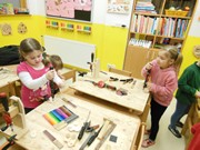 Dřevíčkování - polytechnika ve školce